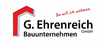 Firmenlogo: G. Ehrenreich Bauunternehmen
